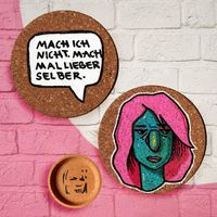 Angry Girls Lukrezia LKRZ Kork Illustration Made in Vienna Urban Art Street Art