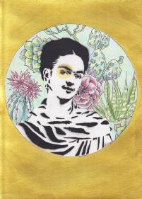 Frida with flowers 4