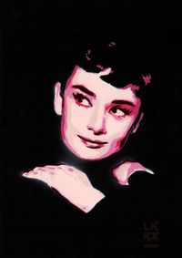 Lukrezia Stencil Art Vienna Audrey Hepburn