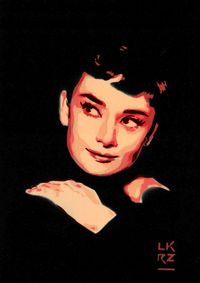 Lukrezia Stencil Art Vienna Audrey Hepburn